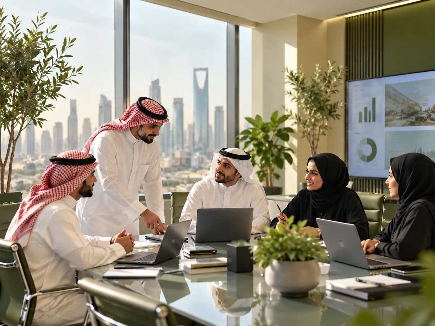 فريق زيتونة في اجتماع عمل بالرياض